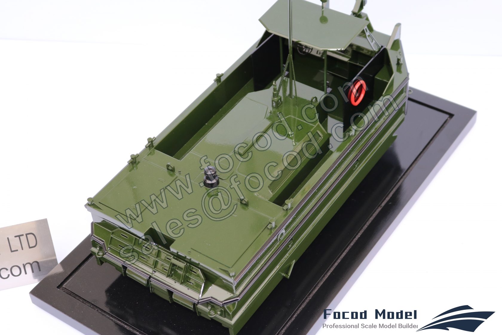 custom made model of bridge boat